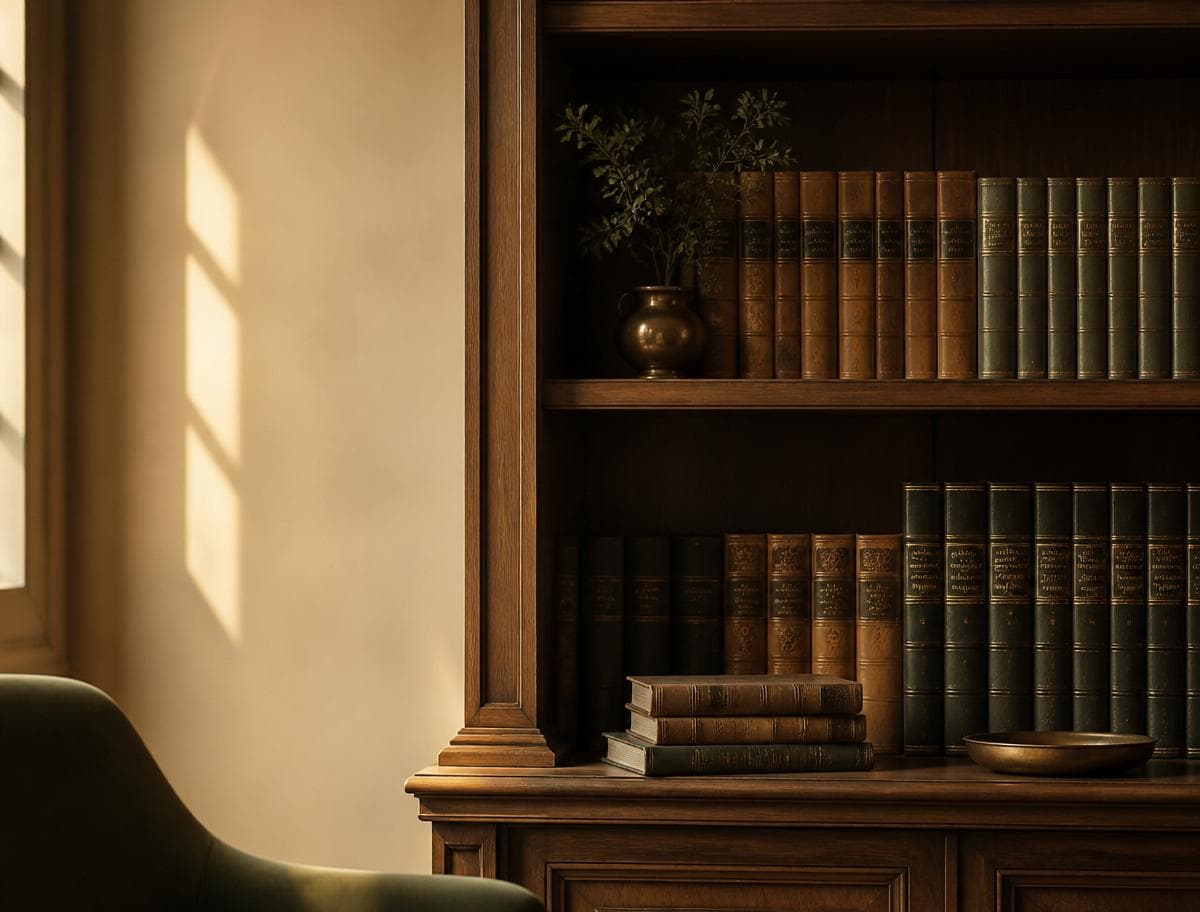 Law library shelves